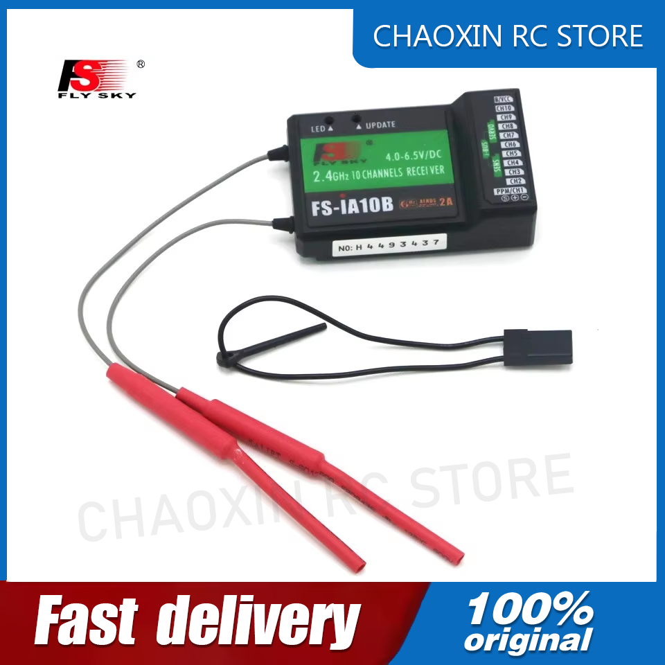 Receiver Rc Drone - Flysky FS-iA10B 2.4G 10 Channel Receiver