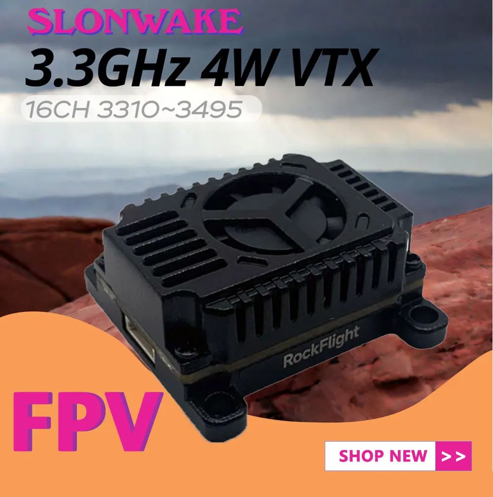 SLONWAKE FPV 3.3G 16CH 4000mW  - огляд і ціна Drone Rc Controller