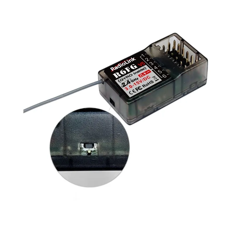 Radiolink R6FG V5 Receiver 6 C - огляд і ціна Joystick Rc Drone