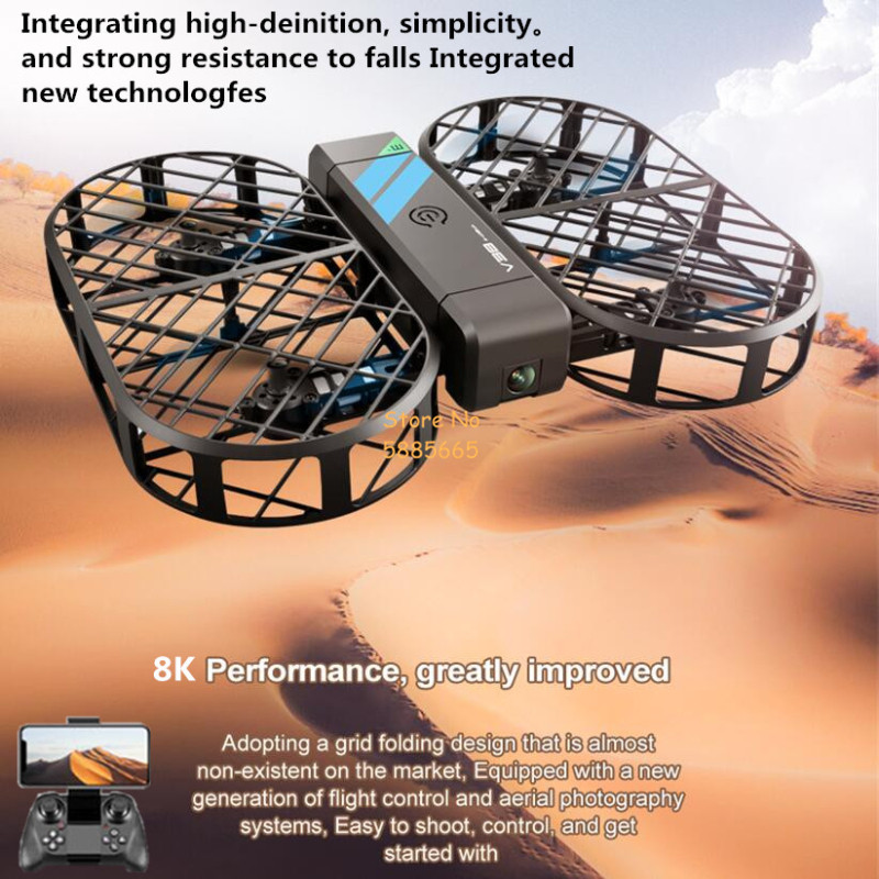 8K HD Camera 360° Protection O - огляд і ціна Drone Rc Helicopter With Camera