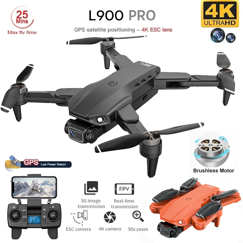 L900 Pro GPS Drone 4K Professi - огляд і ціна Drone Rc Helicopter With Camera