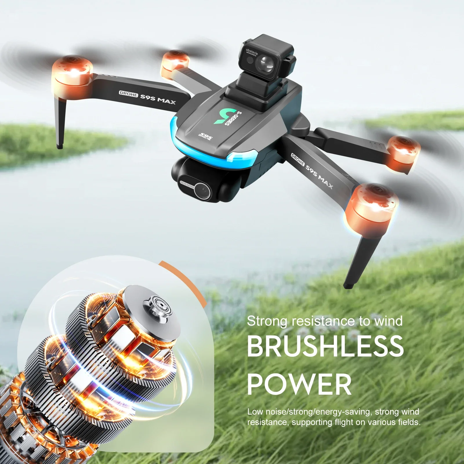 NEW S9S MAX MINI Drone 4K 2-Ax - огляд і ціна Drone Rc Helicopter With Camera