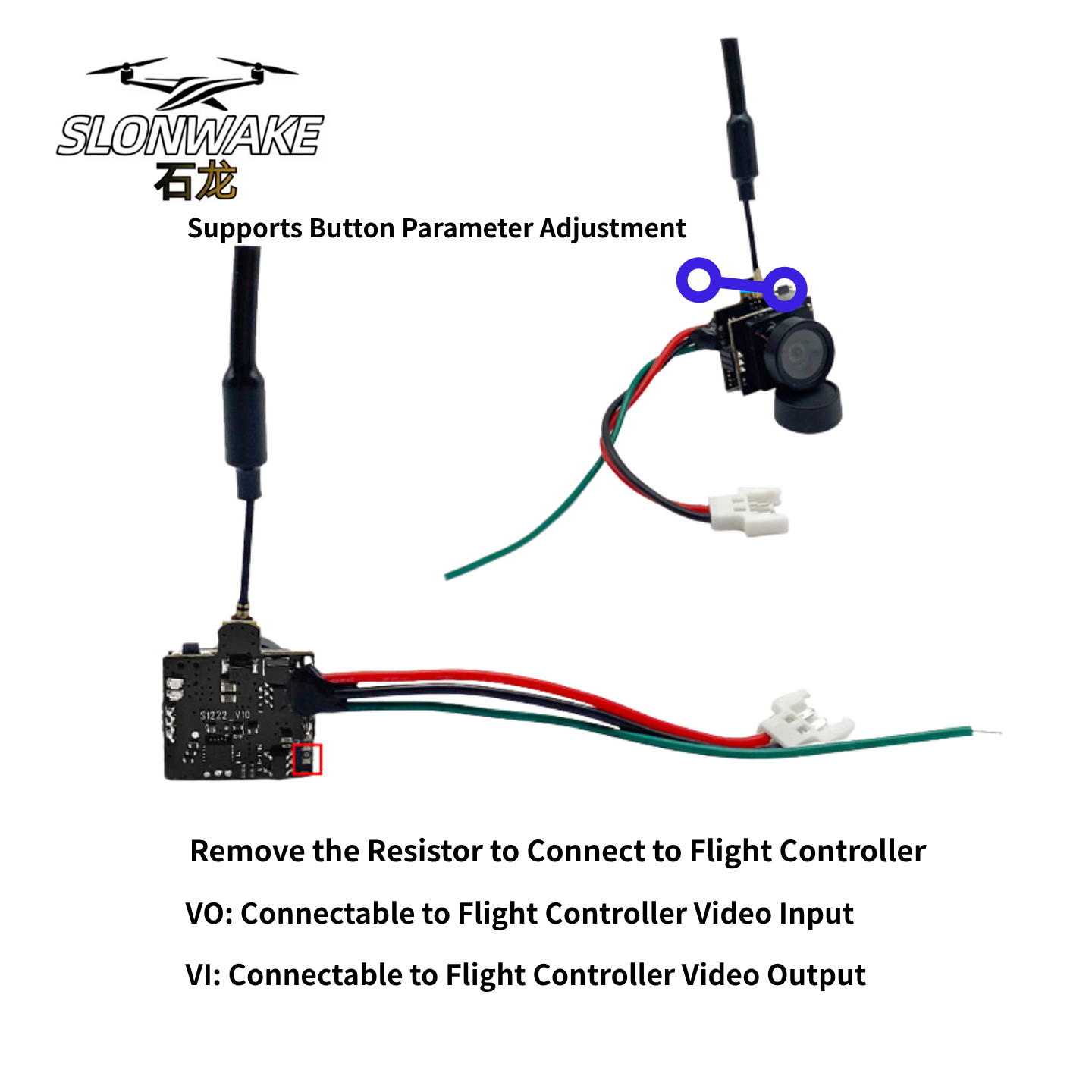 SLONWAKE 5.8G Analog Video Tra - огляд і ціна Drone Rc With Screen
