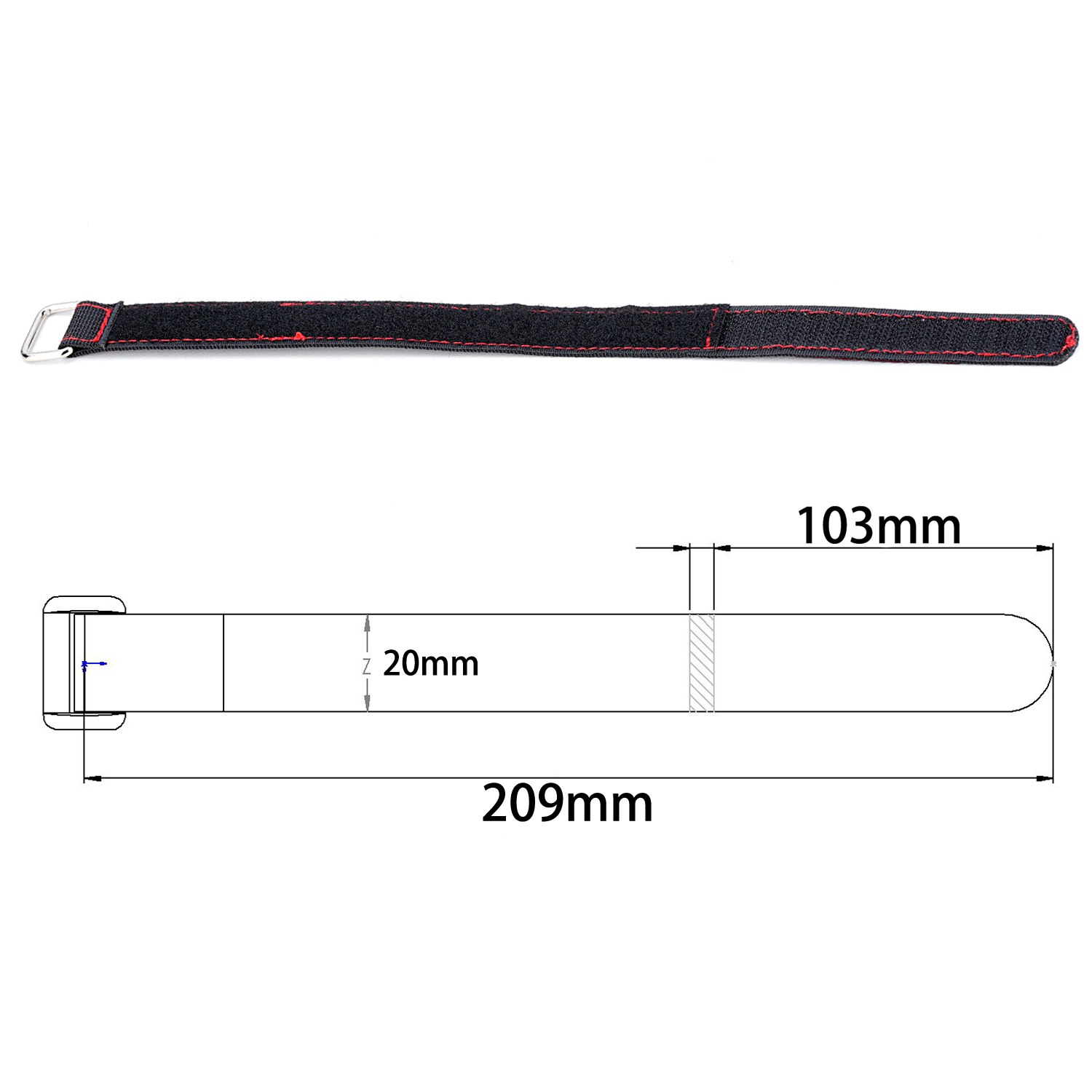 TCRC 2PCS 20x300MM Kevlar Stit - огляд і ціна Drone Rc Lanyard