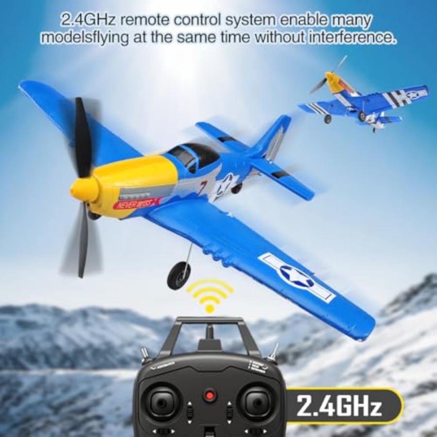 P51D RC Plane 4CH 2.4GHz RTF R - огляд і ціна Drone Top Rc