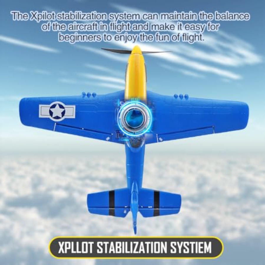 P51D RC Plane 4CH 2.4GHz RTF R - огляд і ціна Drone Top Rc
