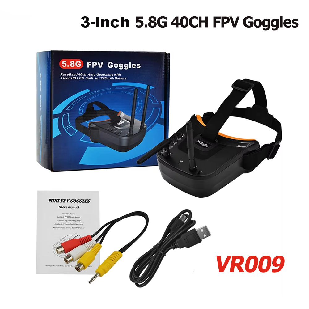 VR009 FPV Video Goggles 3Inch  - огляд і ціна Drone Rc With Screen
